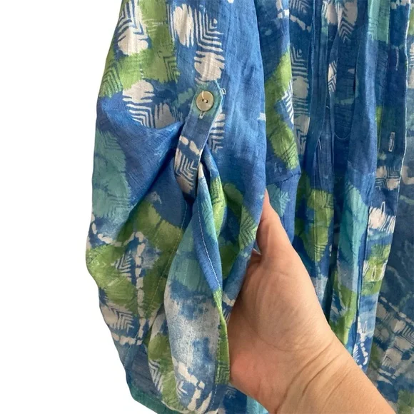 Ruby Rd. | Colorful Button-Up Blouse - Picture 4 of 14